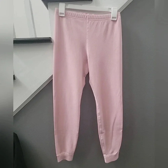 Patagonia Capilene Size XL (14) Girls Stretch Waist Warm Base Layer Pants Pink - Picture 1 of 4